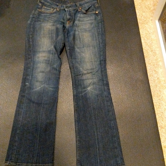 7 for all mankind jeans, bootcut size 30 - Picture 1 of 3